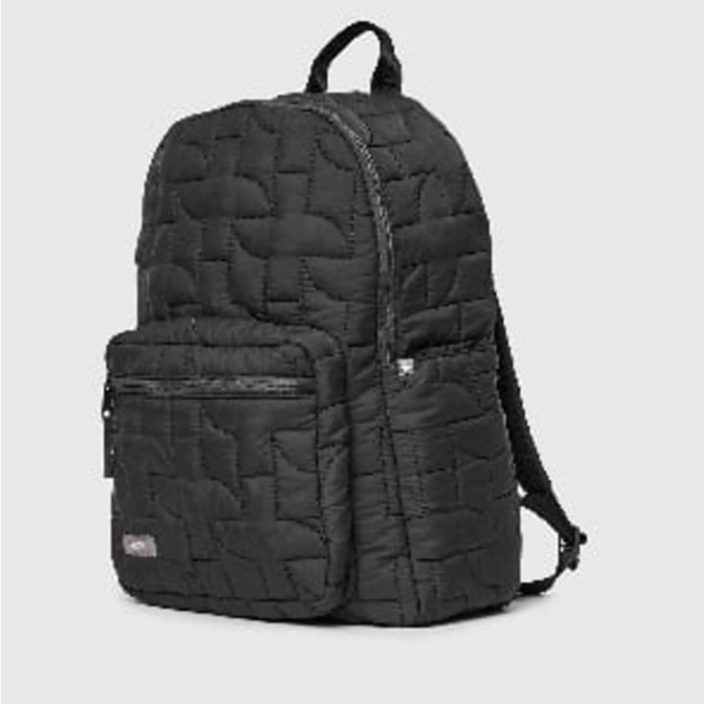 Figs Quilted Black Daypack Backpack